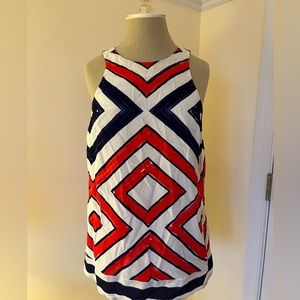 Vineyard vines red white and blue tunic